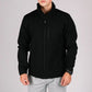 Black tactical jacket with hand pocket for Tactical Jacket Bravo protection and style