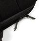 Black zipper pull with cord attachments for durable Sporting Rifle Case shoulder strap