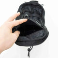 Black zippered MOLLE Pouch, Trauma Bag for First Aid and gunshot bag with multiple compartments