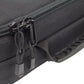 Black zippered case with dual zippers for Four Gun Pistol Pack Range Bag