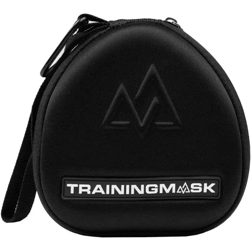 Black zippered carrying case with TRAININGMASK branding in Double Big Bundle