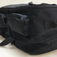 Black zippered gear bag with suede leather wrap in Wildland Fire Gear Bag 2 Compartment Funes Style