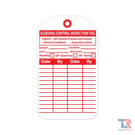 Bleeding Control Inspection Tag - Inspection Tag