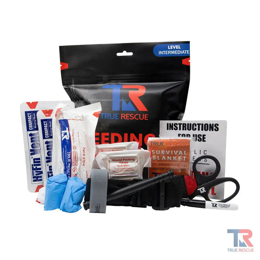 Bleeding Control Kit by True Rescue - Mylar - Intermediate Kit - Bleeding Control Kit