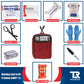 Bleeding Control Kit by True Rescue - Premium Kit (With QuikClot Hemostatic Dressing) / Orange / SWAT-T Tourniquet