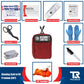 Bleeding Control Kit with Wall Mount - Premium Kit (With QuikClot Hemostatic Dressing) / Orange / C-A-T Gen 7