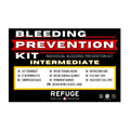 Intermediate Bleeding Prevention Kit for life threatening situations with essential supplies