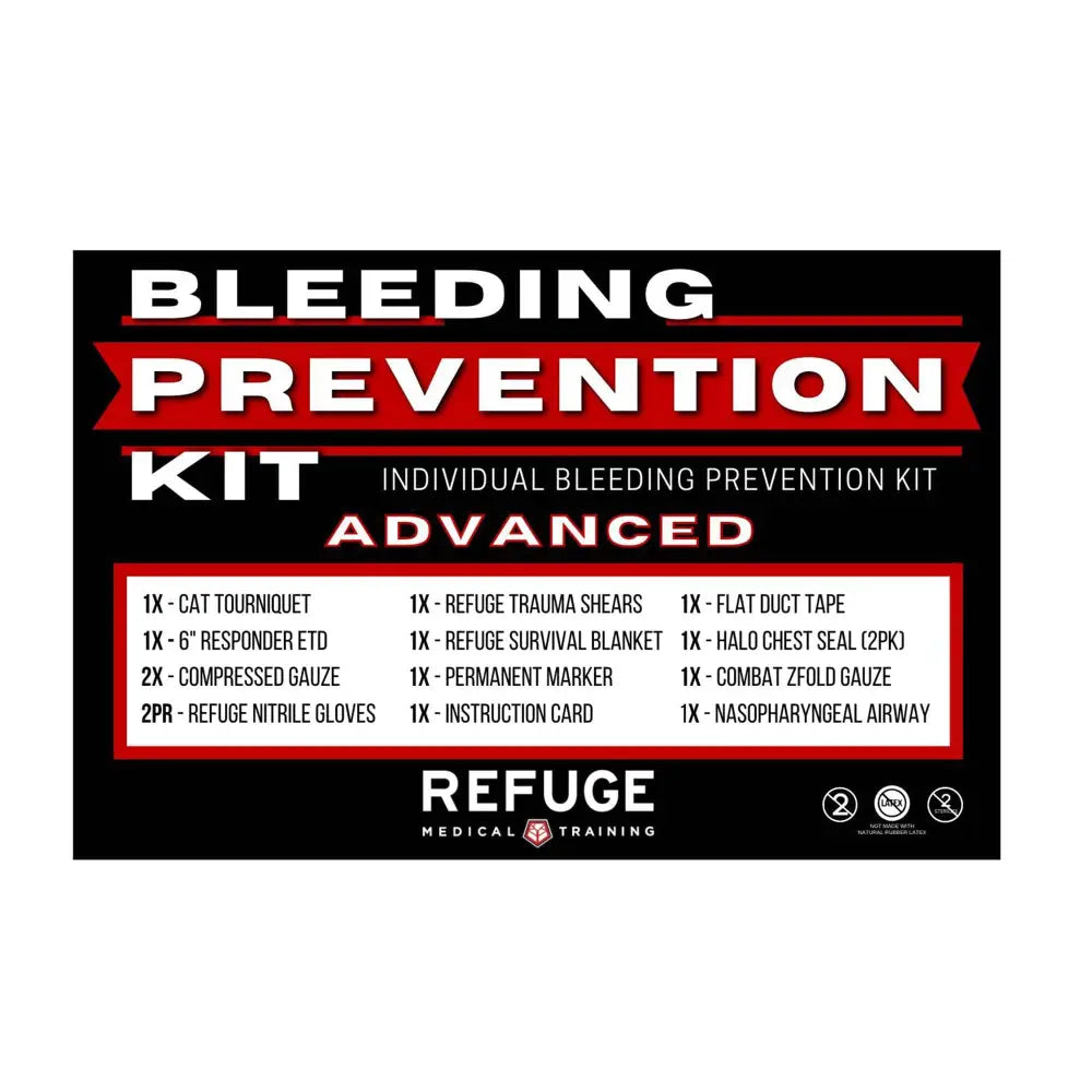 Bleeding Prevention Kit for Life Threatening Situations - Chief Miller Apparel