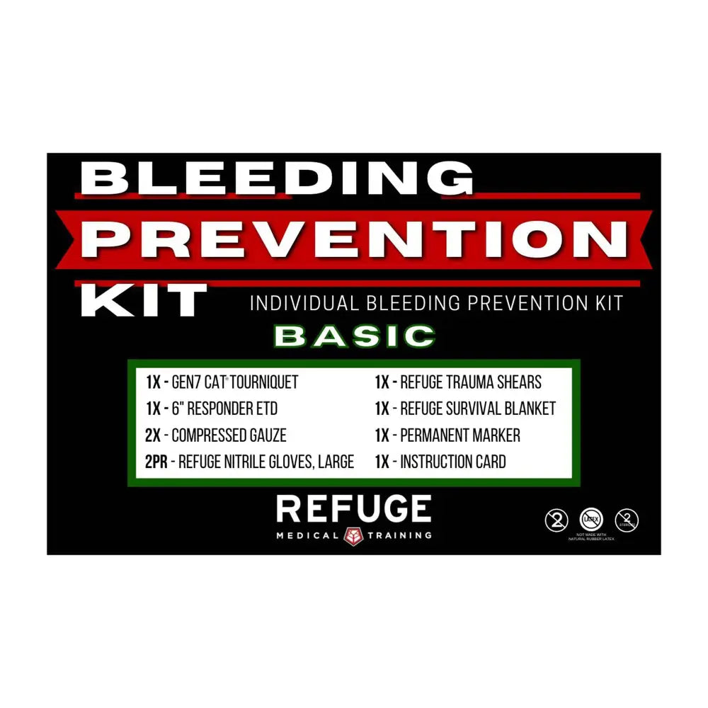 Bleeding Prevention Kit for Life Threatening Situations - Chief Miller Apparel