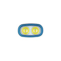 Blue bicycle light with yellow LEDs for Olight ArkflexBK Arkflex Adjustable Flashlight