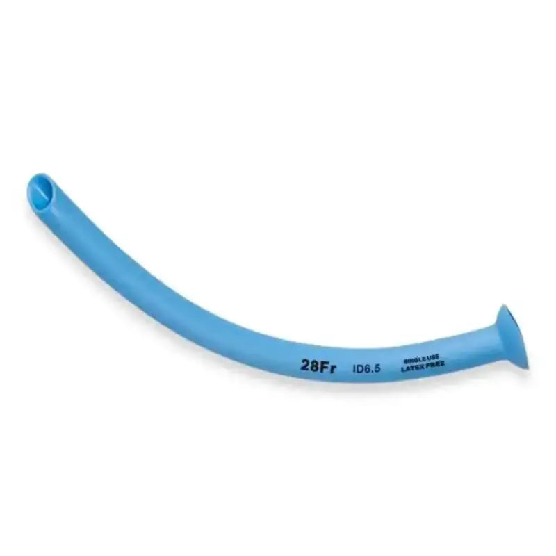 Blue curved medical catheter 28Fr for Nasopharyngeal Airway Management Kit