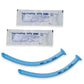 Blue Nasal Airway catheters with lubricating jelly packets in Airway Management Kit