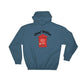 Indigo Blue Hoodie featuring Red Mailbox design, perfect for Fire Alarm - Hoodie lovers