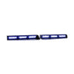 Blue LED emergency lights on UBL U-Lite Visor Bar Mini for vehicle safety