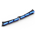 Blue LED light bar on Feniex Quantum 2.0 Spoiler Mount for first responders