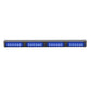Blue LED light bar with lightning bolt symbols on UBL U-Lite 400 Stick Light for first responders