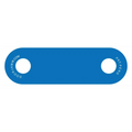 Blue metal plate with holes for Plain DoorJamm, ideal for first responders at 0 degrees Fahrenheit