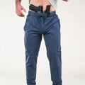 Blue Carrier Traveler Joggers with Concealed Carry and Carrier Retention Waistband