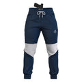 Blue and white Carrier Joggers Mk.II with concealed carry gun and retention belt