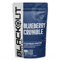 Blueberry Crumble Flavored Coffee brewed in a cozy mug, showcasing its rich aroma and delightful flavor.