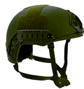 Rear view of the Spec Ops Ballistic Helmet with integrated accessory rails and NVG shroud, perfect for versatile tactical use.