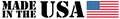 Bold black text saying MADE IN THE USA with an American flag for ARM-LOC Rescue System