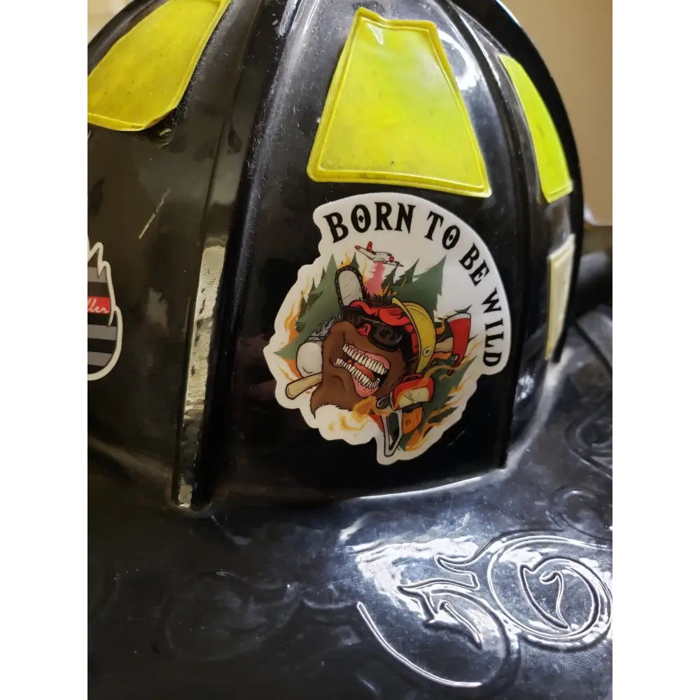 Born To Be Wild - Helmet Decal - Chief Miller Apparel