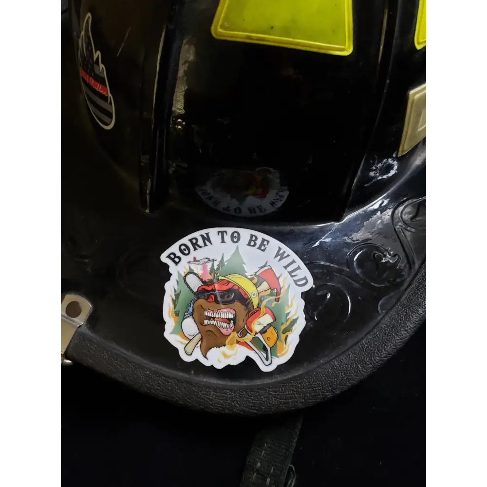 Born To Be Wild - Helmet Decal - Chief Miller Apparel