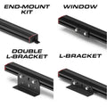 Mounting bracket options for Feniex Fusion-S 200 Stick Light used by first responders