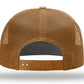 Brown mesh-backed Staple Hat in Caramel with snap closure for first responders