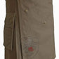 Brown utility kilt with cargo pockets and shield emblem, Standard II Dark Khaki Utility Kilt