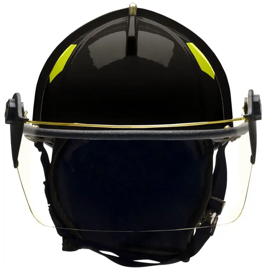 Chief Miller Bullard | UST Super Lightweight Helmet with 4″ Face Shield and 6″ Brass Eagle Apparel