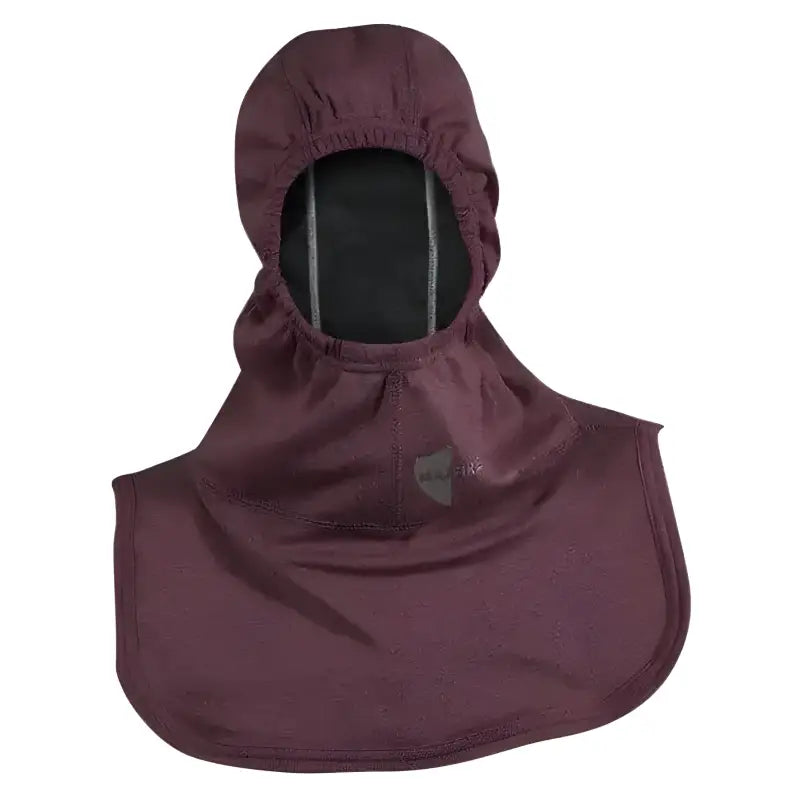 Burgundy Majestic HALO 360 Hood in Nomex Blend with extended neck coverage