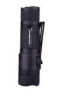 Black Cadet Gen4 1,200 Lumen Tactical EDC Flashlight with textured grip and pocket clip