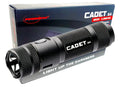 Black Cadet Gen4 1200 Lumen Tactical EDC Flashlight with textured grip pattern