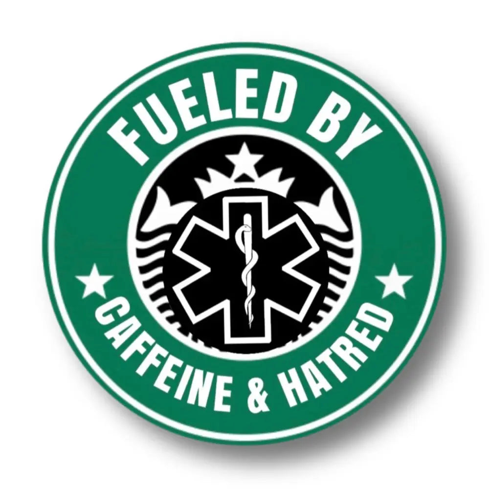 Caffeine & Hatred Sticker - Chief Miller Apparel