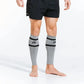 Calf Sleeves, Grey with Black Stripes - Chief Miller Apparel