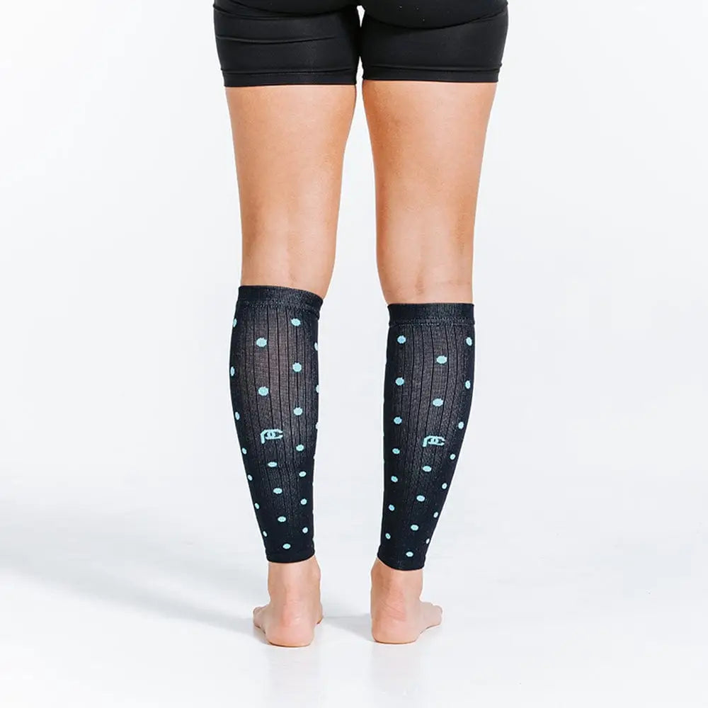 Chief Miller Compression Sleeves>Calf Sleeves Calf Sleeves, Navy Dots Apparel