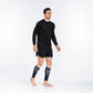 Chief Miller Compression Sleeves>Calf Sleeves Calf Sleeves, Navy over White Apparel