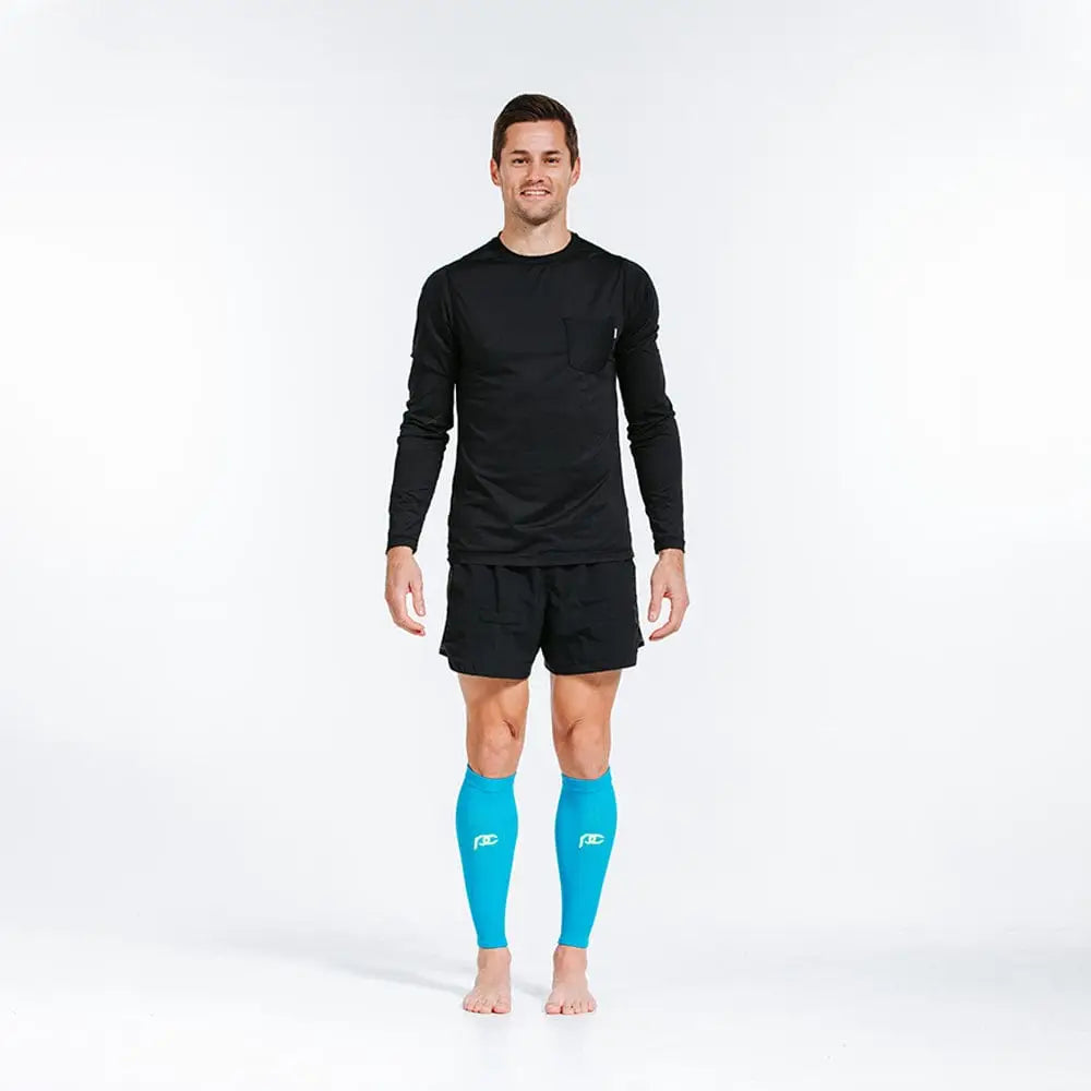 Chief Miller Compression Sleeves>Calf Sleeves Calf Sleeves, Neon Blue Apparel