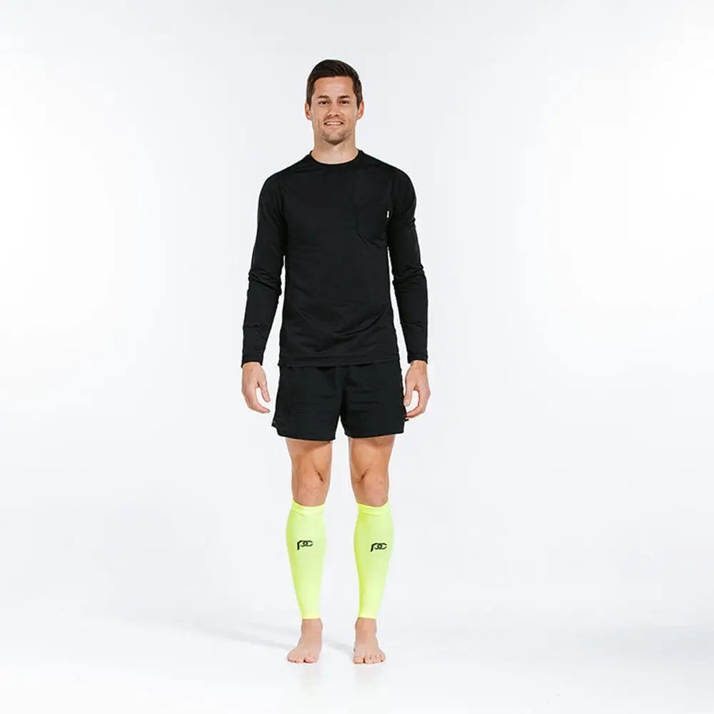 Chief Miller Compression Sleeves>Calf Sleeves Calf Sleeves, Neon Yellow Apparel