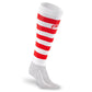 Chief Miller Compression Sleeves>Calf Sleeves Calf Sleeves, White and Red Stripe Apparel