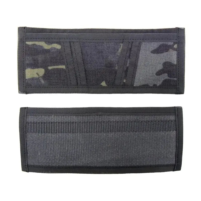 Camouflage and black nylon Traditional Bifold Wallet with 1000D Cordura for unfolded bills