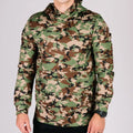 Camouflage hooded sweatshirt with durable hoodie, hand pocket, and smooth draws