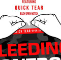 Camouflage bleeding control kit package with quick-tear opening for first responders and firefighters