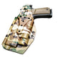 Camouflage-patterned Multimount Holster TLR-1 with pistol grip and suppressor height compatibility