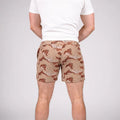 Camouflage patterned Carrier Training Shorts 5 inch inseam for concealed carry training