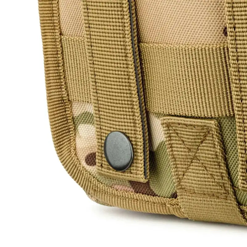 Camouflage tactical pouch with snap button closure for Scherber Premium IFAK Kit Trauma Pack