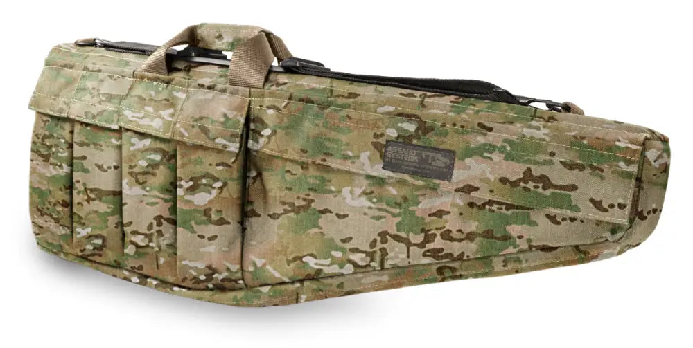 Camouflage Assault Systems Tactical Rifle Case with padded carrying handles