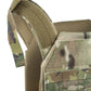 Lightweight Plate Carrier in coyote tan with removable MOLLE webbing and mesh padding